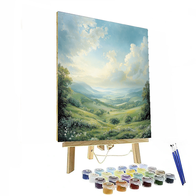 Caspar David Friedrich Inspired Ethereal Horizons  Painting By Numbers Kit