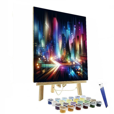 Energizing Urban Cityscape Paint By Numbers Kits