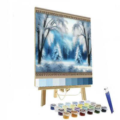 Winter's Woodland Magic Paint By Numbers Kits