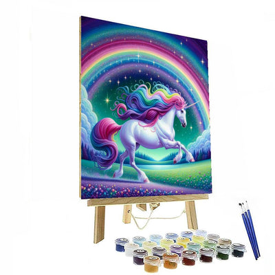 Whimsical Unicorn Journey Paint By Numbers Art