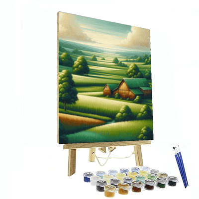 Idyllic Countryside Daydream Paint By Color