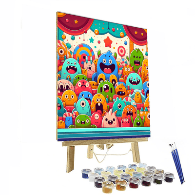 Fantasy Monster Mash Painting Number Kit