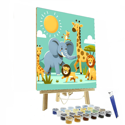 Safari Safari Painting Number Kit