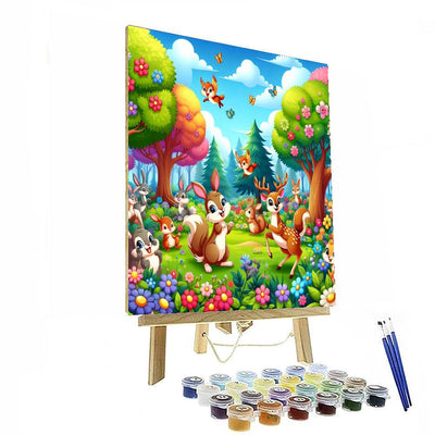 Vibrant Forest Adventures Numbered Painting Kits