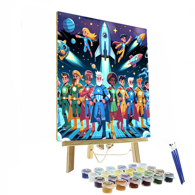 Galaxy Guardians Mission Paint By Numbers Kits