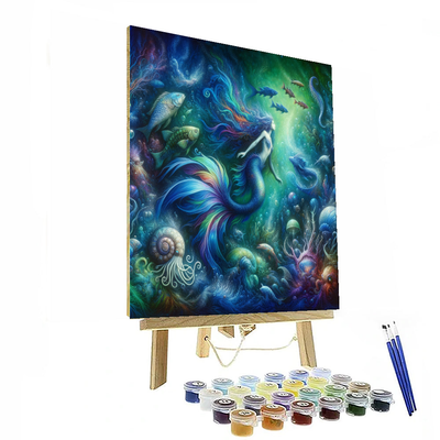 Mermaid's Ocean Dream Paint By Number