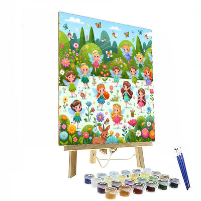 Royal Fairy Garden Paint By Number