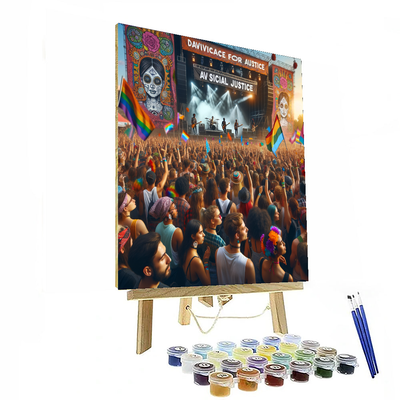 Global Citizen Festival - South Africa Painting By Numbers Kit