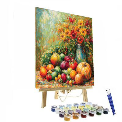 Van Gogh Inspired Harvest Harmony  Paint By Numbers Art