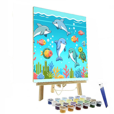 Ocean Friends Underwater Adventure DIY Paint By Numbers