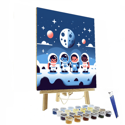 Lunar Expedition Adventure Painting By Numbers Kit