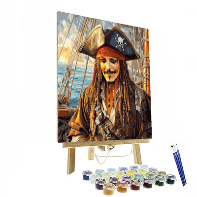 Johnny Depp: Eccentric Escapades Of Jack Sparrow Painting Number Kit