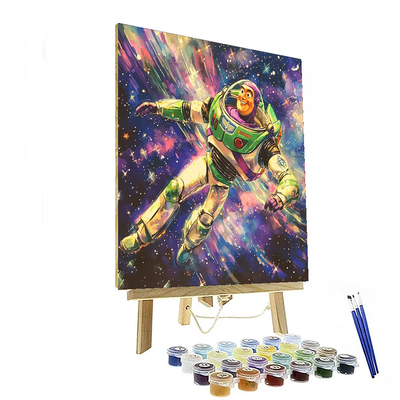 Buzz Lightyear Galactic Room Art - Disney Inspired Paint By Numbers Art