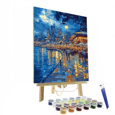 Darling Harbour - Sydney Painting Number Kit