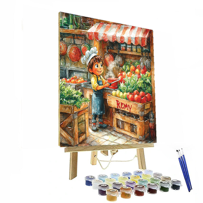 Remy's Culinary Creation - Disney Inspired Numbered Painting Kits