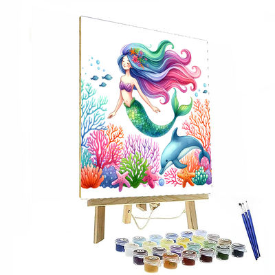 Underwater Mermaid Adventure Paint By Numbers Kits