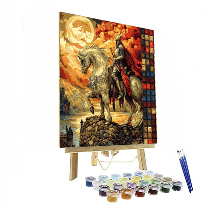 William Blake Inspired Medieval Legends  Painting By Numbers Kit