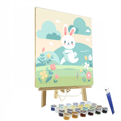 Fluffy Bunny Meadows Paint By Numbers