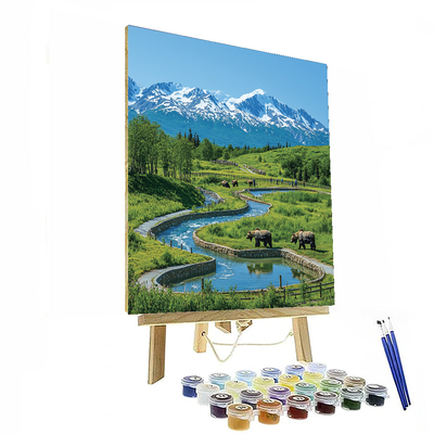 Alaskan Wildlife Conservation Center DIY Paint By Numbers