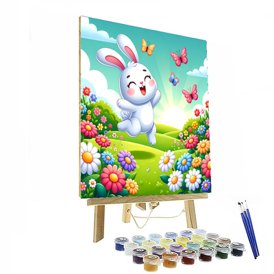 Hoppy Bunny Fun DIY Paint By Numbers