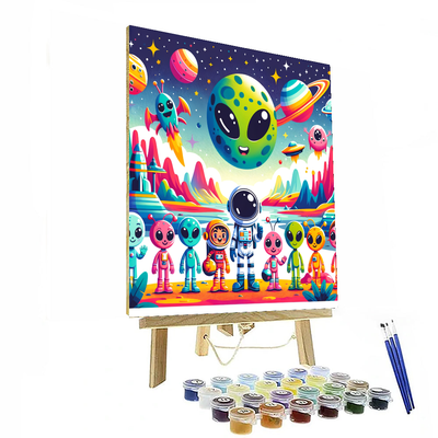 Daring Space Explorers Paint By Numbers Kits