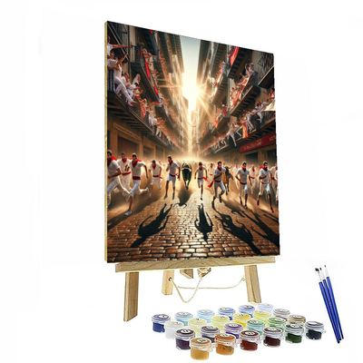 San Fermín - Running Of The Bulls - Spain Paint By Numbers Kits