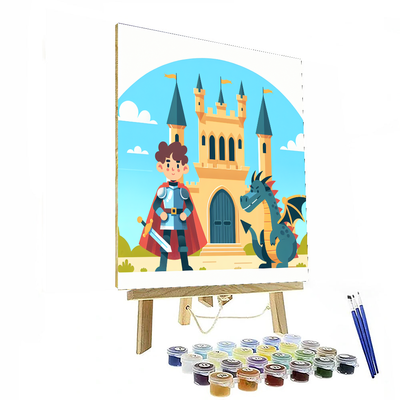 Knights And Dragons Quest Paint By Number