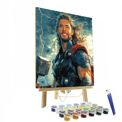 Chris Hemsworth: The Journey Of The Thunder God Painting By Numbers Kit