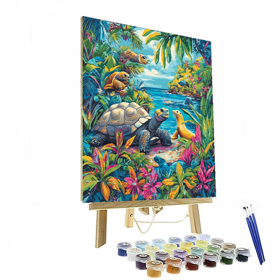 Galapagos Islands Wildlife Paint By Numbers Kits