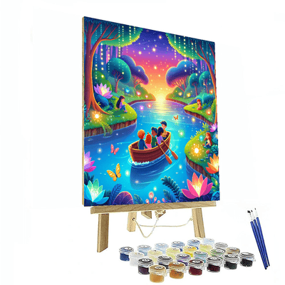 Enchanted River Ride Painting By Numbers Kit