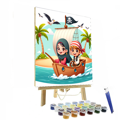 Little Pirates Ahoy Painting By Numbers Kit