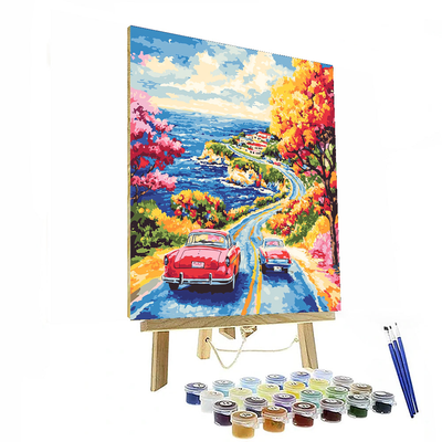 Andy Warhol Inspired Retro Road Trip Adventure  Numbered Painting Kits