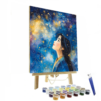 Mulan's Adventure In The Stars - Disney Inspired Numbered Painting Kits