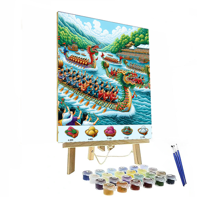 Taipei International Dragon Boat Festival - Taiwan Numbered Painting Kits