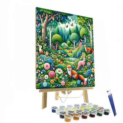 Fantasy Woodland Escape Paint By Numbers Art