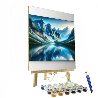 Mountain Reflections Painting Number Kit