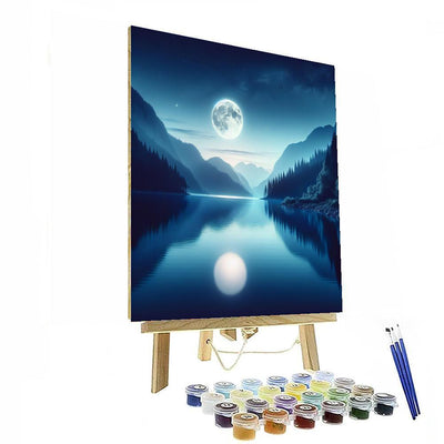 Enchanting Moonlit Lake DIY Paint By Numbers