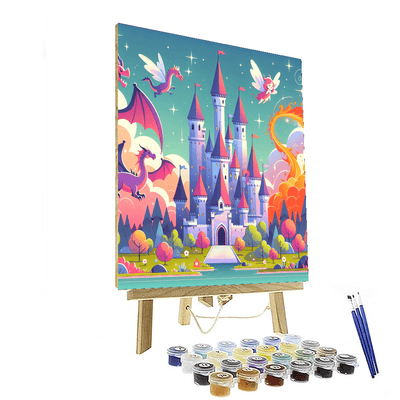 Magic Kingdom Discovery Painting By Numbers Kit