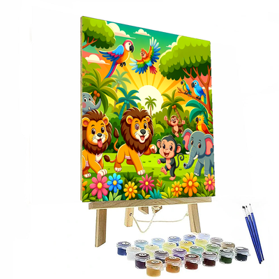 Fantasy Jungle Quest Paint By Numbers Kits