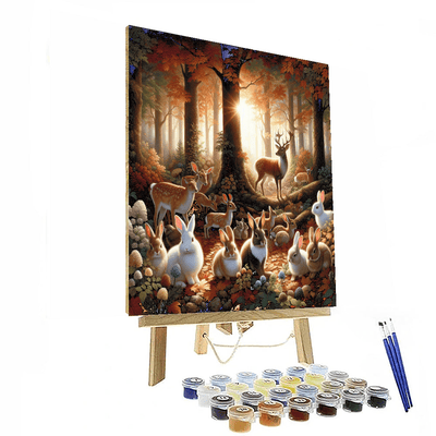 Fairy Tale Forest Friends Paint By Color