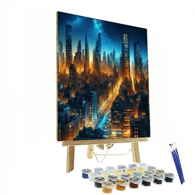 City Nights Adventure Paint By Numbers Art