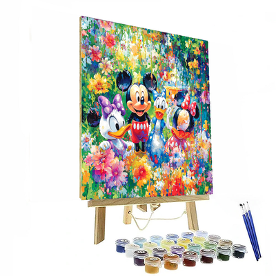 Mickey And Friends In Wonderland - Disney Inspired Numbered Painting Kits