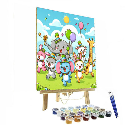 Wonderland Animal Parade Paint By Color