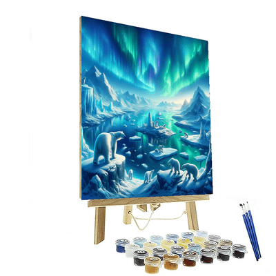 Majestic Arctic Landscape Paint By Number