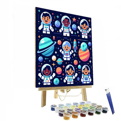 Exciting Space Expedition DIY Paint By Numbers