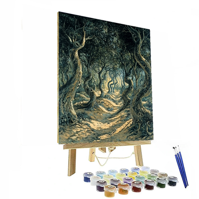 Salvador Dali Inspired Dali's Dream Forest  Paint By Numbers Kits