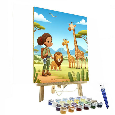 Safari Explorer Expedition Paint By Numbers Art