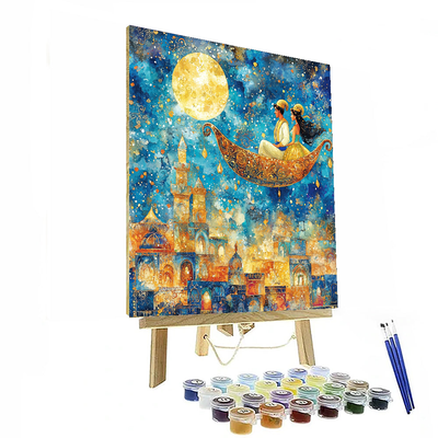 Aladdin's Magical Journey - Disney Inspired Numbered Painting Kits