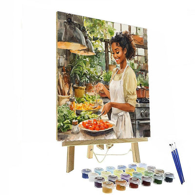 Tiana's Culinary Adventures - Disney Inspired Paint By Numbers Art