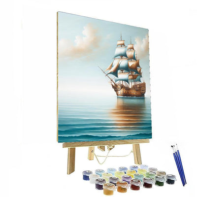 Timeless Ship Voyage Painting Number Kit